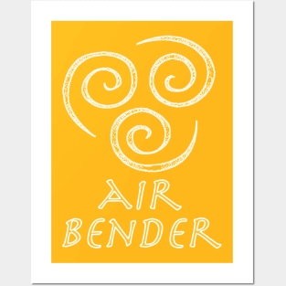 Air Bender Posters and Art